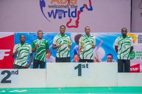 Nigeria tops medal table at Africa Para Badminton Championships