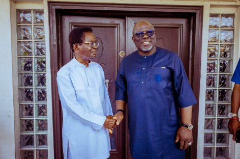 Oborevwori Felicitates Elder Statesman, Chief Godwin Ogbetuo At 96