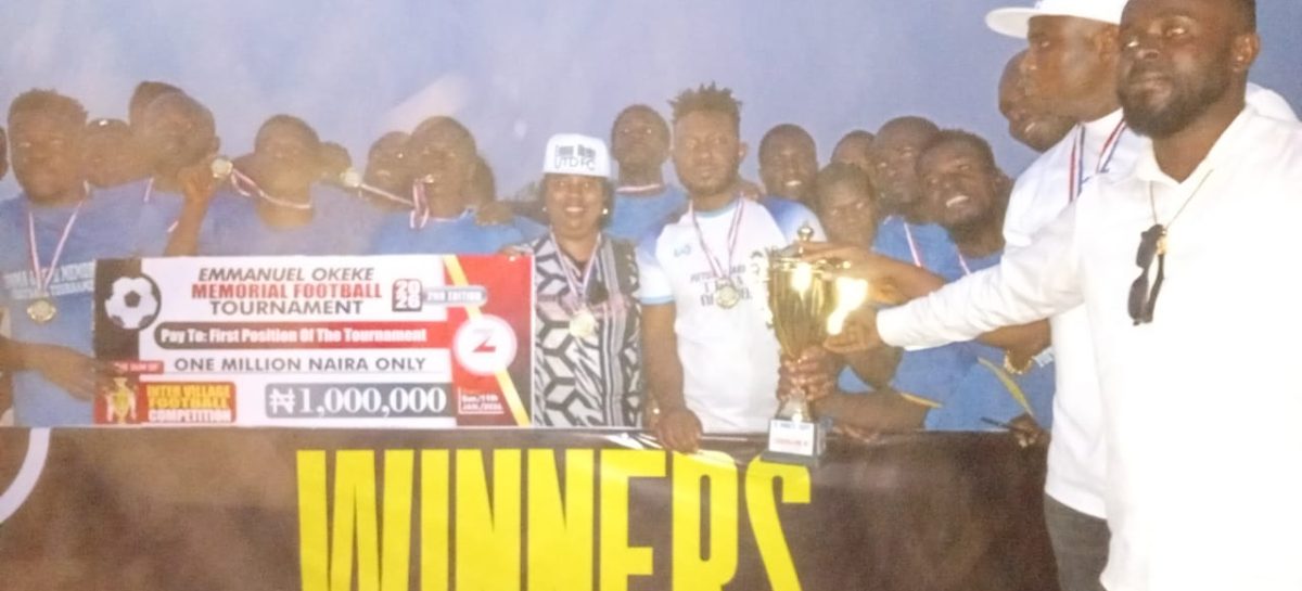 Agbiligba Village Emerge Champions Of 2026 Emmanuel Okeke Memorial Nanka Inter Village Football Tournament