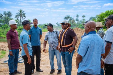 Delta Govt Begins Construction of 10.1km Aboh–Akarai Road, Okiri River Bridge in Ndokwa East