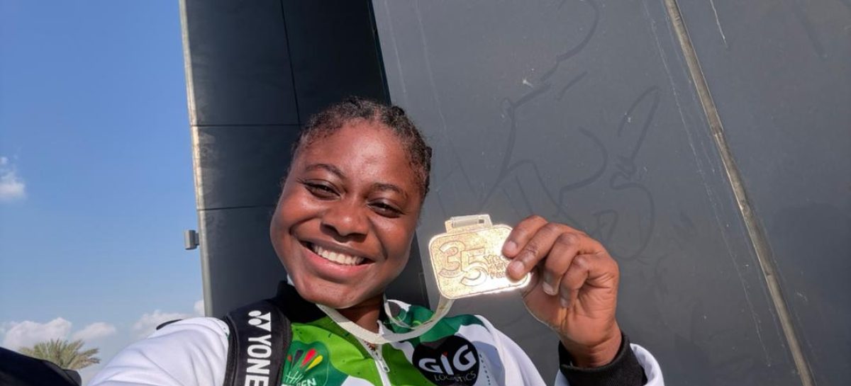 Para Badminton: Nigeria’s Eniola Bolaji wins gold at Egypt International. 