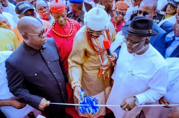 Jubilation As Oborevwori Inaugurates Model Technical College, Omadino 
