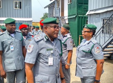 ACG Mohammed Babandede Inspires Officers During Strategic Visit to Kirikiri Lighter Terminal Command