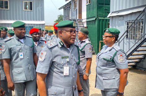 ACG Mohammed Babandede Inspires Officers During Strategic Visit to Kirikiri Lighter Terminal Command