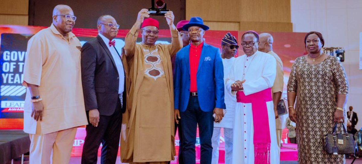 Oborevwori Dedicates LEADERSHIP Governor of the Year Award to Deltans, Hails MORE Agenda Recognition