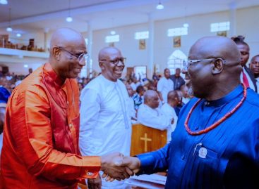 Don’t Allow Division Define Us, Oborevwori Tells Politicians At Nwaoboshi’s Funeral 