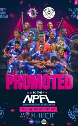 Dayo Israel Congratulates Inter FC of Lagos on Historic Promotion to NPFL.